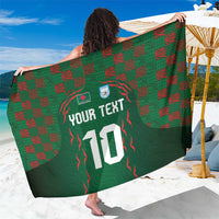 Custom Bangladesh Football Sarong Bengal Tigers Green-Red Warriors