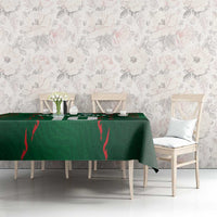 Custom Bangladesh Football Tablecloth Bengal Tigers Green-Red Warriors