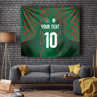 Custom Bangladesh Football Tapestry Bengal Tigers Green-Red Warriors