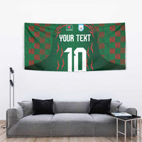 Custom Bangladesh Football Tapestry Bengal Tigers Green-Red Warriors