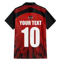 Custom Austria Football 2024 Go Champion Family Matching Off Shoulder Short Dress and Hawaiian Shirt Home Color - Wonder Print Shop