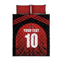 Custom Austria Football 2024 Go Champion Quilt Bed Set Home Color - Wonder Print Shop