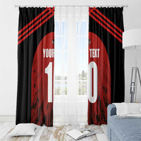 Custom Austria Football 2024 Go Champion Window Curtain Home Color - Wonder Print Shop