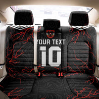 Custom Austria Football 2024 Go Champion Back Car Seat Cover Away Color - Wonder Print Shop
