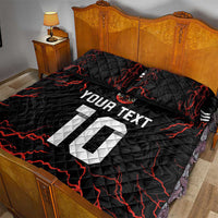Custom Austria Football 2024 Go Champion Quilt Bed Set Away Color - Wonder Print Shop