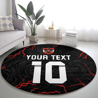 Custom Austria Football 2024 Go Champion Round Carpet Away Color