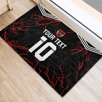 Custom Austria Football 2024 Go Champion Rubber Doormat Away Color - Wonder Print Shop