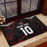 Custom Austria Football 2024 Go Champion Rubber Doormat Away Color - Wonder Print Shop