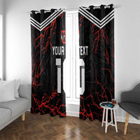 Custom Austria Football 2024 Go Champion Window Curtain Away Color - Wonder Print Shop