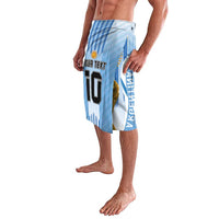 Custom Argentina Football Lavalava The Trophy Vamos La Albiceleste - Wonder Print Shop