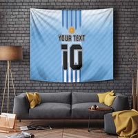 Custom Argentina Football Tapestry The Trophy Vamos La Albiceleste - Wonder Print Shop