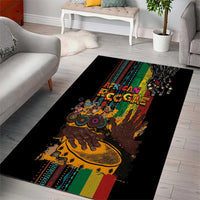 Afro-Caribbean Area Rug African and Reggae Art Music - Wonder Print Shop
