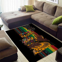 Afro-Caribbean Area Rug African and Reggae Art Music - Wonder Print Shop