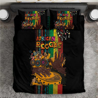 Afro-Caribbean Bedding Set African and Reggae Art Music - Wonder Print Shop