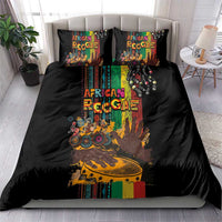 Afro-Caribbean Bedding Set African and Reggae Art Music - Wonder Print Shop