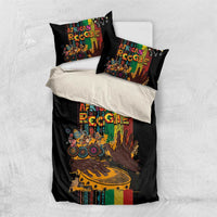 Afro-Caribbean Bedding Set African and Reggae Art Music - Wonder Print Shop