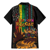 Afro-Caribbean Family Matching Mermaid Dress and Hawaiian Shirt African and Reggae Art Music - Wonder Print Shop