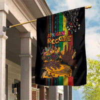 Afro-Caribbean Garden Flag African and Reggae Art Music - Wonder Print Shop