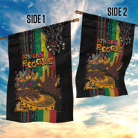 Afro-Caribbean Garden Flag African and Reggae Art Music - Wonder Print Shop