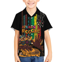 Afro-Caribbean Kid Hawaiian Shirt African and Reggae Art Music - Wonder Print Shop