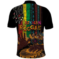 Afro-Caribbean Polo Shirt African and Reggae Art Music - Wonder Print Shop
