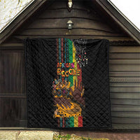 Afro-Caribbean Quilt African and Reggae Art Music - Wonder Print Shop