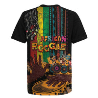 Afro-Caribbean Rugby Jersey African and Reggae Art Music - Wonder Print Shop