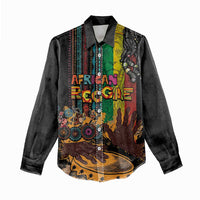 Afro-Caribbean Women Casual Shirt African and Reggae Art Music - Wonder Print Shop