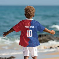 Custom Cape Verde Football 2026 Debut Kid Hawaiian Shirt Blue Sharks Stand Strong