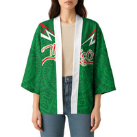 Custom Mexico Football Kimono Remixed Mexico Aztec Pattern Tribal Style