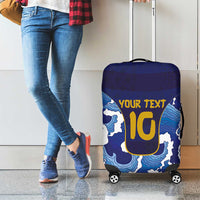Custom Japan Pacific Rugby 2024 Luggage Cover Japanese Traditional Pattern and Sea Waves - Wonder Print Shop