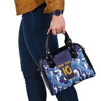 Custom Japan Pacific Rugby 2024 Shoulder Handbag Japanese Traditional Pattern and Sea Waves