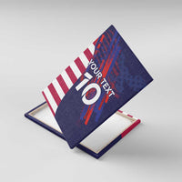 Custom United States Pacific Rugby 2024 Canvas Wall Art The Eagle and USA Flag Style