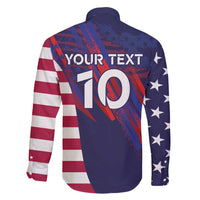 Custom United States Pacific Rugby 2024 Family Matching Summer Maxi Dress and Hawaiian Shirt The Eagle and USA Flag Style