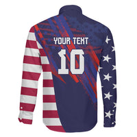 Custom United States Pacific Rugby 2024 Family Matching Tank Maxi Dress and Hawaiian Shirt The Eagle and USA Flag Style