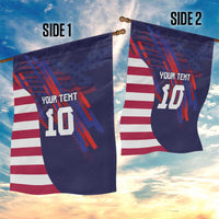 Custom United States Pacific Rugby 2024 Garden Flag The Eagle and USA Flag Style