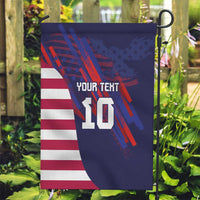 Custom United States Pacific Rugby 2024 Garden Flag The Eagle and USA Flag Style