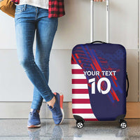 Custom United States Pacific Rugby 2024 Luggage Cover The Eagle and USA Flag Style