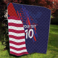 Custom United States Pacific Rugby 2024 Quilt The Eagle and USA Flag Style - Wonder Print Shop