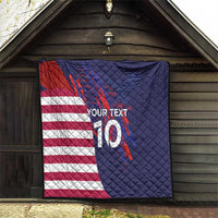 Custom United States Pacific Rugby 2024 Quilt The Eagle and USA Flag Style - Wonder Print Shop