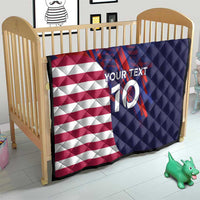 Custom United States Pacific Rugby 2024 Quilt The Eagle and USA Flag Style