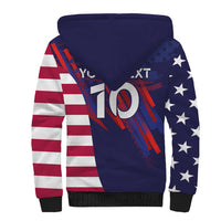 Custom United States Pacific Rugby 2024 Sherpa Hoodie The Eagle and USA Flag Style - Wonder Print Shop
