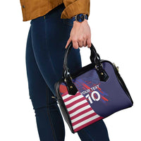 Custom United States Pacific Rugby 2024 Shoulder Handbag The Eagle and USA Flag Style