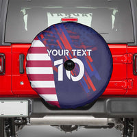 Custom United States Pacific Rugby 2024 Spare Tire Cover The Eagle and USA Flag Style - Wonder Print Shop