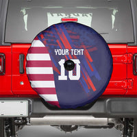 Custom United States Pacific Rugby 2024 Spare Tire Cover The Eagle and USA Flag Style
