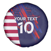 Custom United States Pacific Rugby 2024 Spare Tire Cover The Eagle and USA Flag Style - Wonder Print Shop