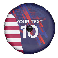 Custom United States Pacific Rugby 2024 Spare Tire Cover The Eagle and USA Flag Style