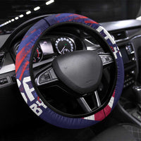 United States Pacific Rugby 2024 Steering Wheel Cover The Eagle and USA Flag Style