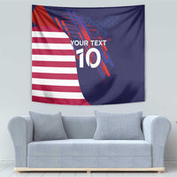 Custom United States Pacific Rugby 2024 Tapestry The Eagle and USA Flag Style - Wonder Print Shop
