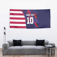 Custom United States Pacific Rugby 2024 Tapestry The Eagle and USA Flag Style